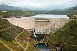 Barrage de Katse (Lesotho).