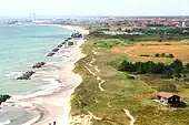 Littoral sur la Mer Baltique à Skagen.