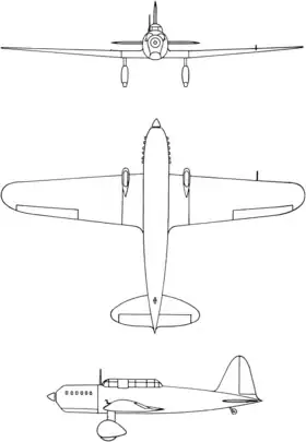 vue en plan de l’avion