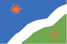 Drapeau des Alacalufs du Chili par Gabriela Paterito.