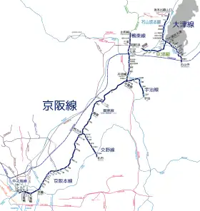 Voir la carte de la ligne.