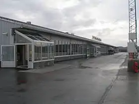 Le terminal de l'aéroport de Kirkenes.