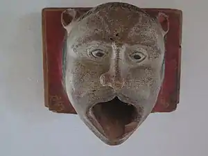 Être hybride, homme avec des oreilles d'animal. Tyrol du Sud, 1526 (?).