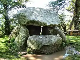 Dolmen sur l'île de Lyø