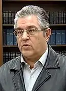 Dimítris Koutsoúmbas, secrétaire général du Parti communiste de Grèce (KKE).
