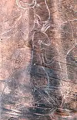 Kreloua Sidi Cheikh, petit personnage (détail)