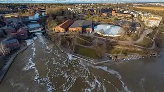 Vue de Kuninkaankartononsaari.