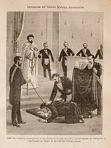 Initiation au 12e grade du grand maître architecte.