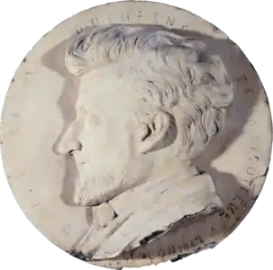 Léon de La Sicotière (1862), médaillon, musée Carnavalet.