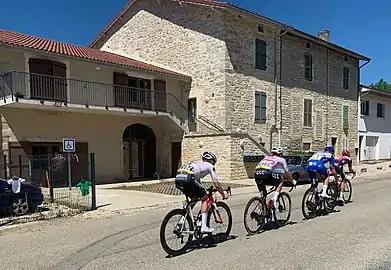 L'échappée du jour, ici à Chavannes-sur-Suran.