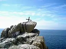 L'ancienne croix au plus haut point