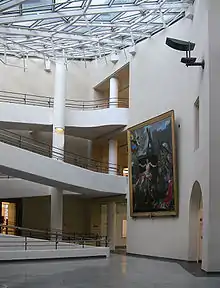 Atrium du musée d'art Roger-Quilliot.
