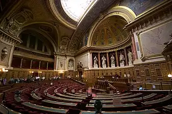Hémicycle du Sénat.