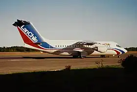 Un BAe 146-200 de LAN Chile similaire à celui impliqué dans l'accident.