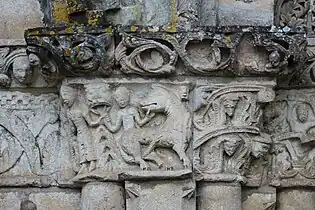 Détail de la porte.