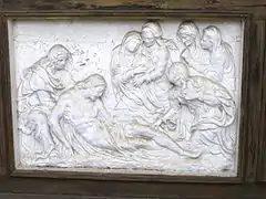 Détail du calvaire de la chaussée de Bavay.