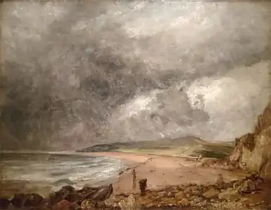 La Baie de Weymouthà l'approche de l'orage, 1818-1819Musée du Louvre, Paris.