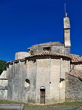 L'abside axiale (sud-ouest).