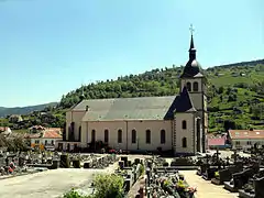 L'église Saint-Laurent.