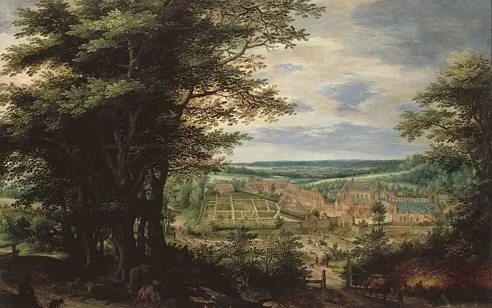 L'abbaye de la Cambre, 1609, Musée d'arts de Nantes