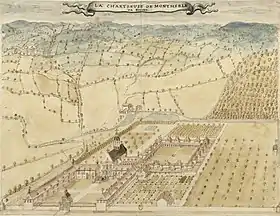 dessin de Louis Boudan, 1695-1713.