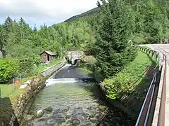 Les ruines du moulin de La Ferrière.