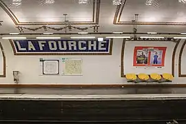 Quai Châtillon de la station supérieure rénovée, en 2018.