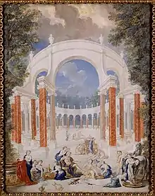 La colonnade, Jean II Cotelle.