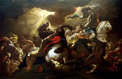 Luca Giordano, La Conversion de saint Paul (vers 1695).