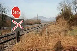 La ligne entre Belley et Chazey-Bons