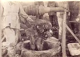 Remontée des corps des victimes