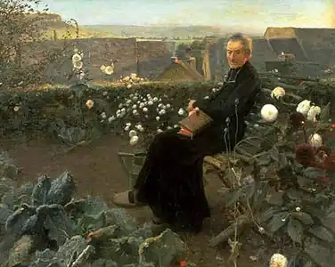 La Retraite de l'aumônier, ou Le Bréviaire, 1886, musée de Cambrai.