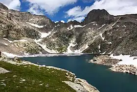 Image illustrative de l’article Lac Long (massif du Mercantour-Argentera)