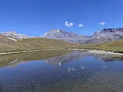 La pointe de la Réchasse depuis le Plan du Lac.