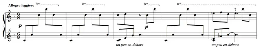 Partition pour piano