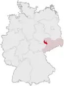 Drapeau de Ancien arrondissement du Pays-de-Leipzig