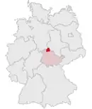 Drapeau de Arrondissement de Nordhausen