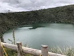 Le lac de Guatavita.