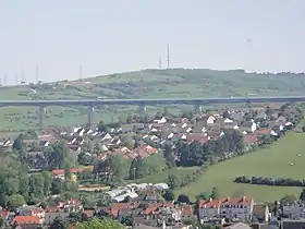 Vue du mont Lambert depuis le village d'Écault.