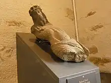 Statue du Christ en kersanton par Roland Doré (XVIIe siècle).