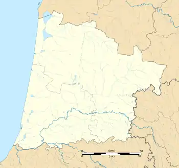 Voir sur la carte administrative des Landes