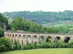 Le viaduc ferroviaire de Larzac.