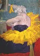 La Clownesse Cha-U-Kao (1895), huile sur carton (64 × 49 cm), Paris, musée d'Orsay.