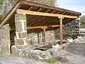 Lavoir du bourg de Loudes.