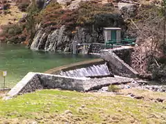 Barrage du lac de Suyen, Vue 2. (avril 2010)