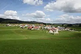 Le village en été.