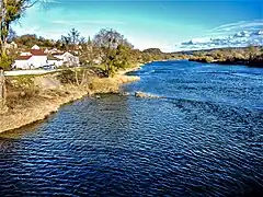 Le Doubs en amont du pont de Longevelle