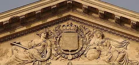 Les armées de l’empire, accompagnées des muses de l’histoire et des sciences (1809), Paris, palais du Louvre.