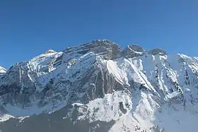 Le Grand Bargy vu depuis le nord-ouest.