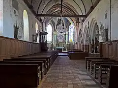 Intérieur de l'église.